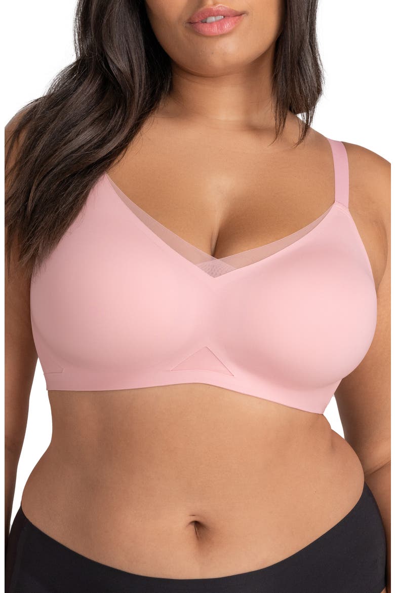 Liftwear Crossover Bra, Alternate, color, PINK CLOUD