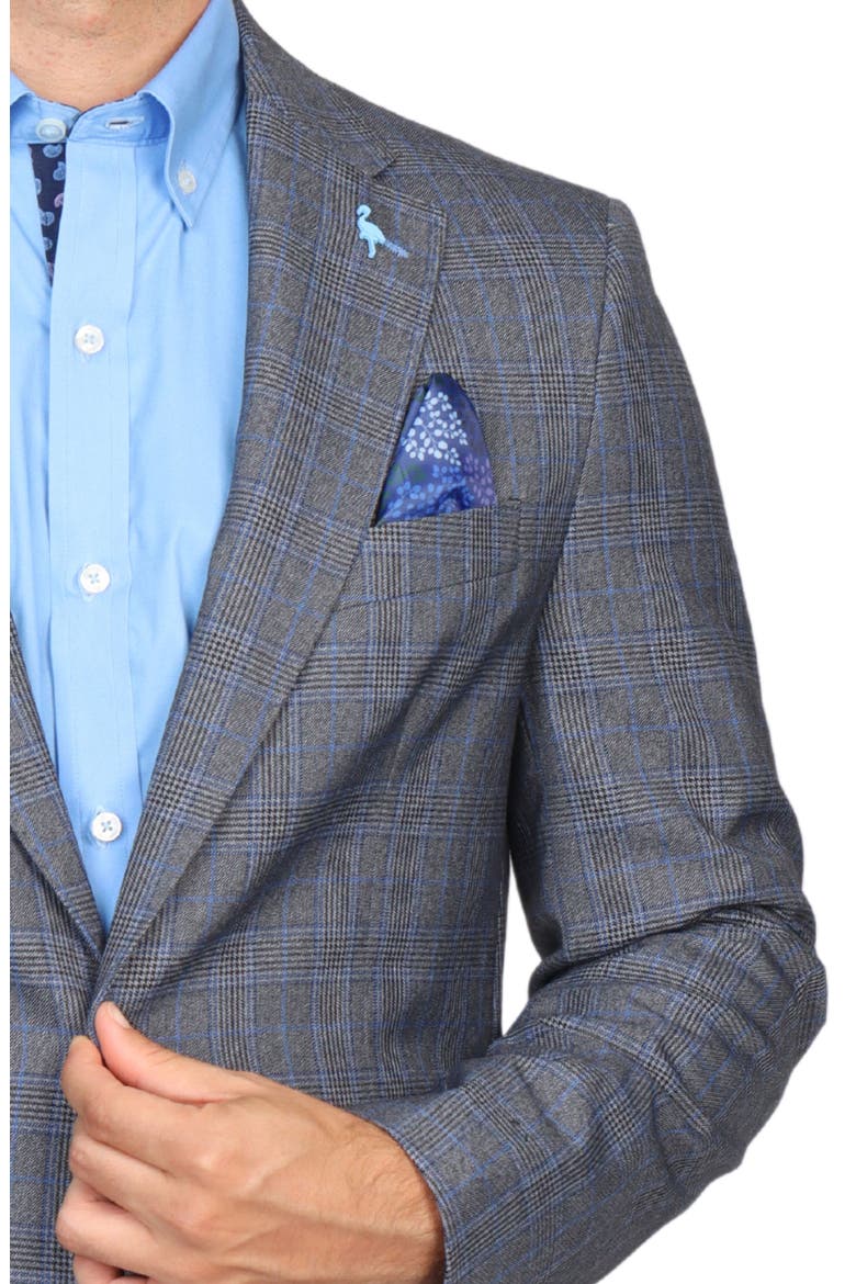 Glen Plaid Sport Coat, Alternate, color, CHARCOAL