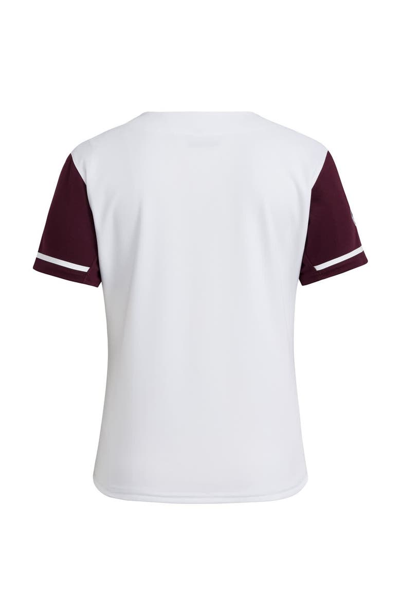 adidas Women's adidas Maroon Texas A&M Aggies Replica Softball Jersey, Alternate, color, White