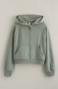 Zella Girl Kids' Aspire Fleece Zip-Up Hoodie