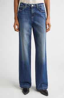 L'AGENCE Clayton High Waist Wide Leg Jeans
