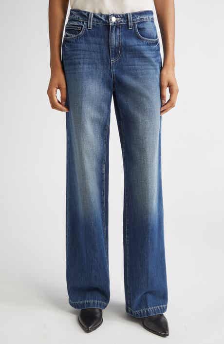L'AGENCE Clayton High Waist Wide Leg Jeans
