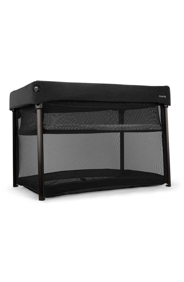 Nuna Paal Playard & Travel Crib, Main, color, Caviar