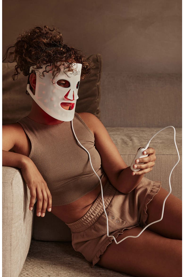 LED Face Mask, Alternate, color, WHITE