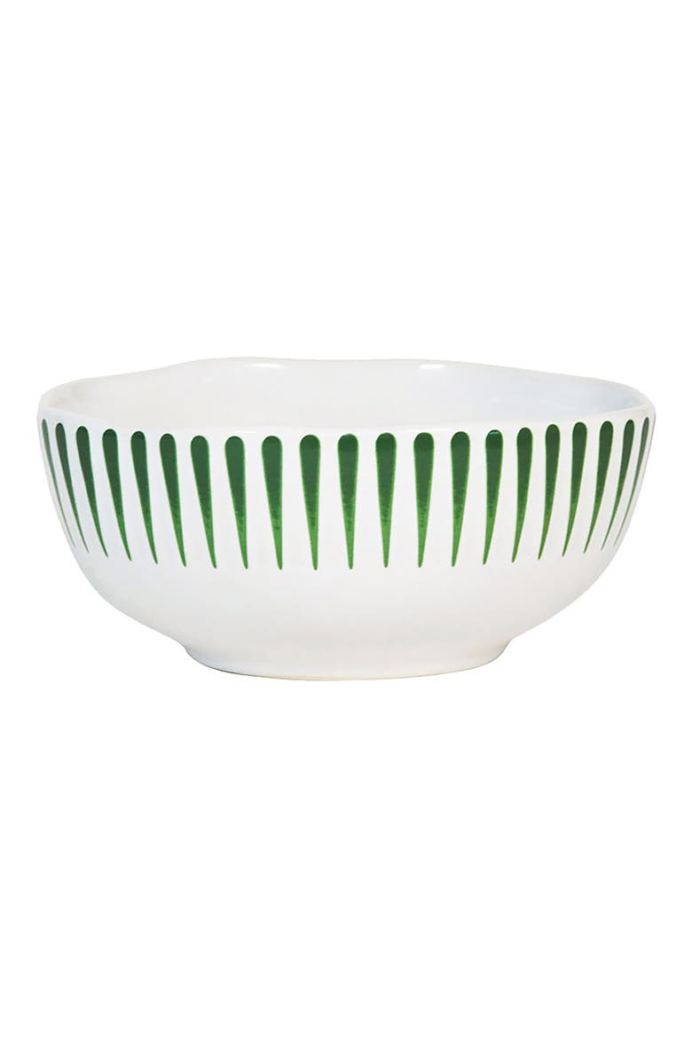Sitio Stripe 16-Piece Dinnerware Set, Alternate, color, BASIL