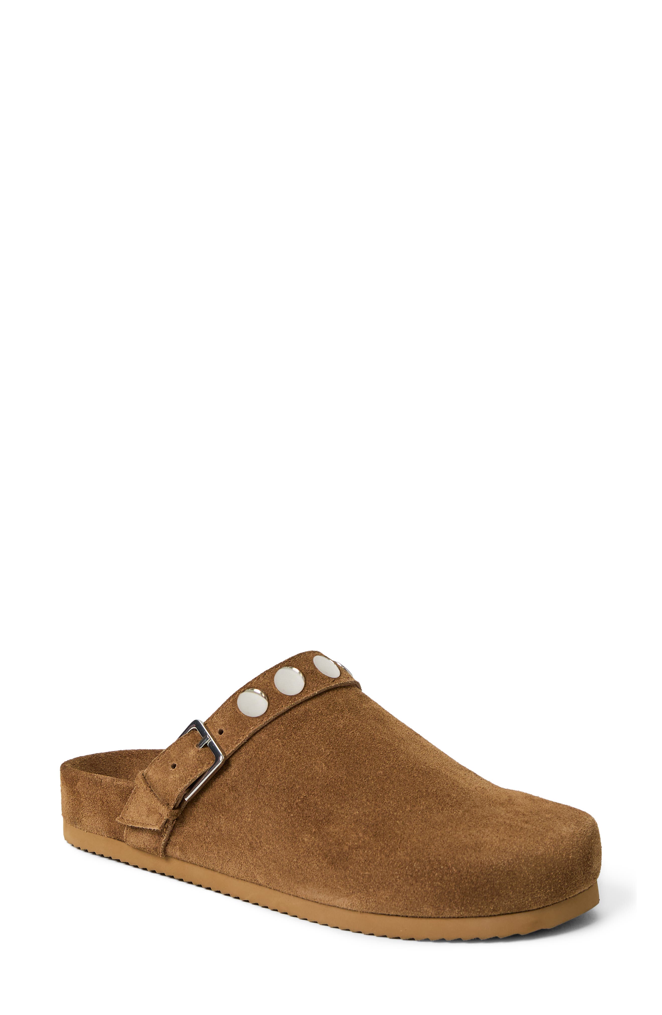 Weaver Studded Clog, Main, color, CHESTNUT