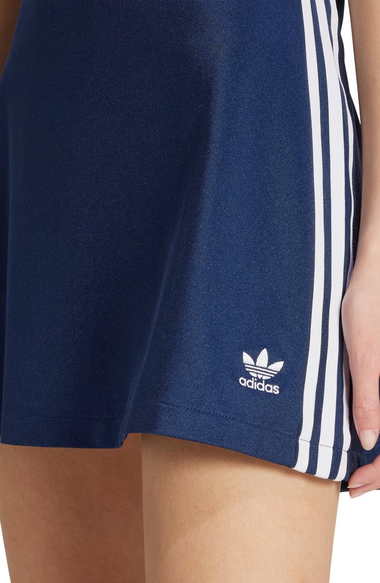 adidas Originals Adicolor 3-Stripes Miniskirt, Alternate, color, Night Indigo