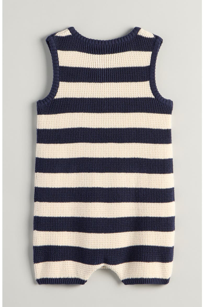 Sleeveless Knit Romper, Alternate, color, NAVY PEACOAT KINSLEY STRIPE