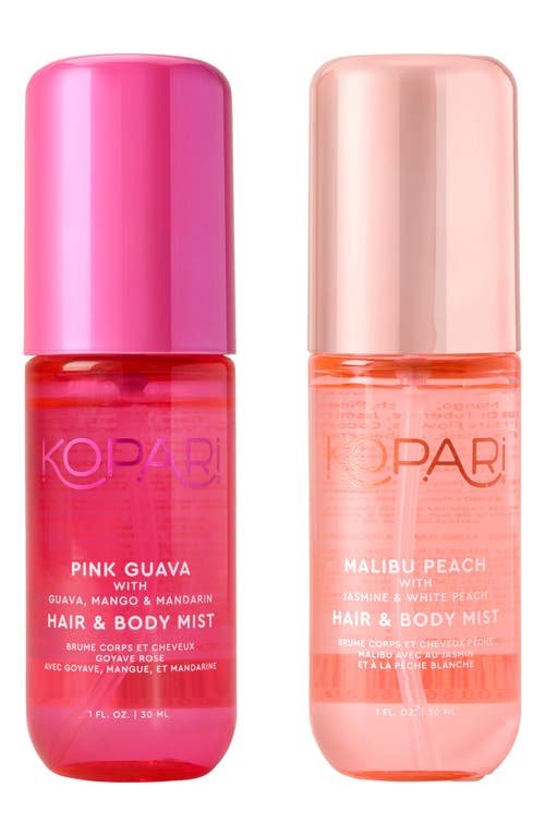 Kopari Sweet Sunrise Hair & Body Mist Set In Transparent