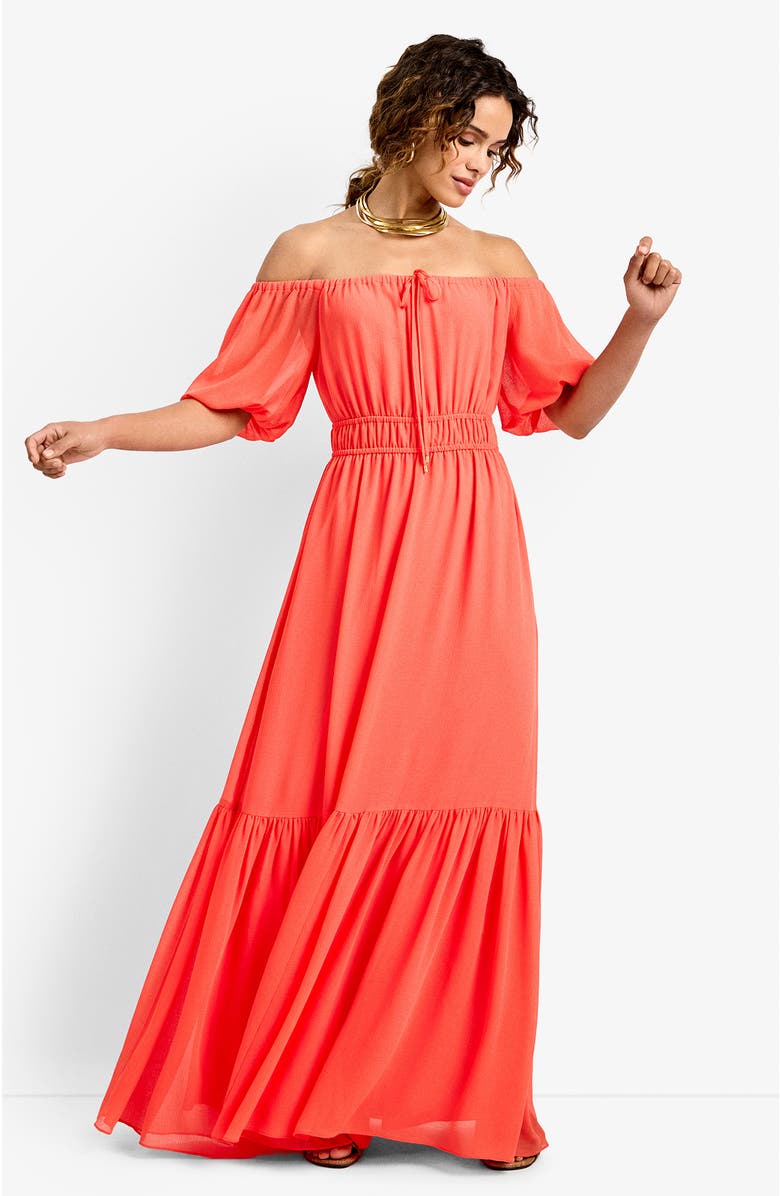 Trina Turk West Coast Dress, Alternate, color, Calypso Coral