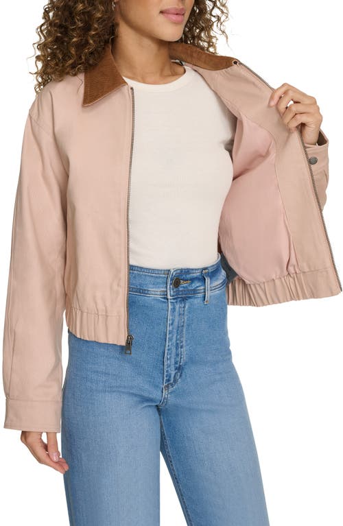 Levi's Laydown Collar Jacket In Light Pink