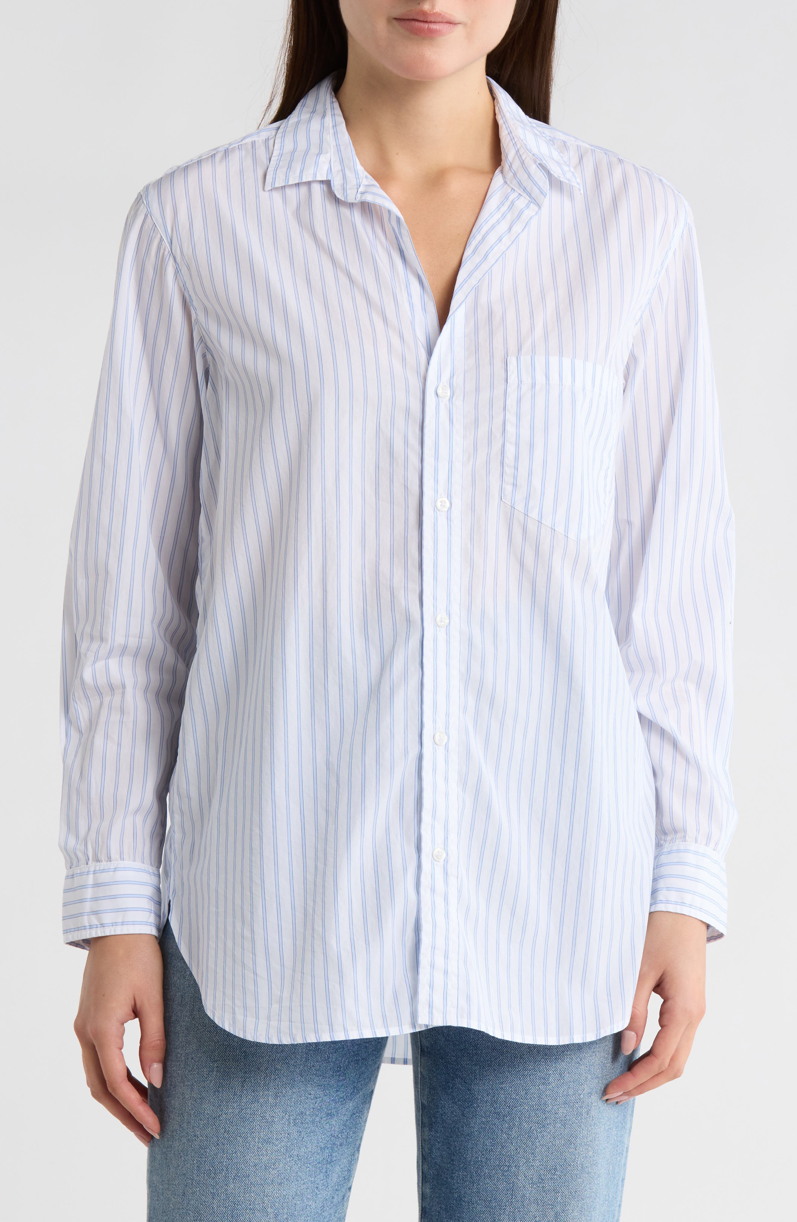 Frank & Eileen Joedy Relaxed Fit Stripe Button-Up Shirt