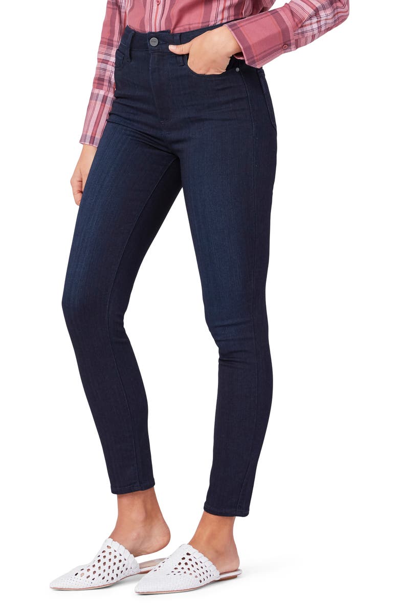 PAIGE Margot High Waist Ankle Skinny Jeans, Alternate, color, Lana