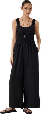 Hush Wrenna Gathered Straps Airflow Jumpsuit