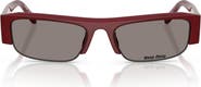 Miu Miu 51mm Gradient Rectangular Sunglasses