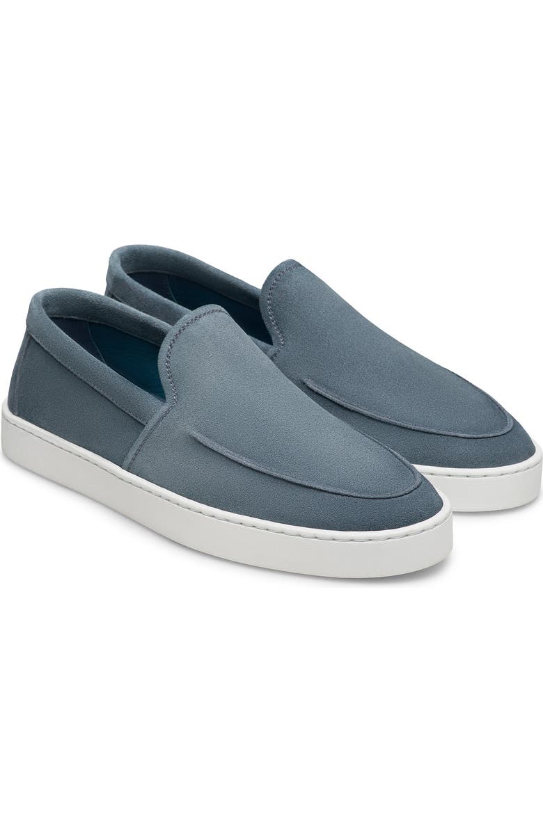Magnanni Lawford Venetian Loafer Sneaker, Main, color, Cloud Suede