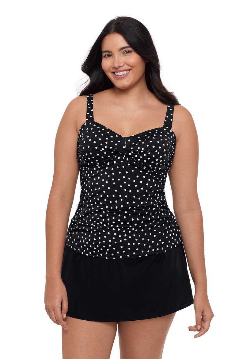 Ava Underwire Tankini Swimsuit Top, Main, color, Sea Stones