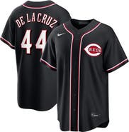 Nike Men's Nike Elly De La Cruz Cincinnati Reds Fashion Replica Black Out Jersey