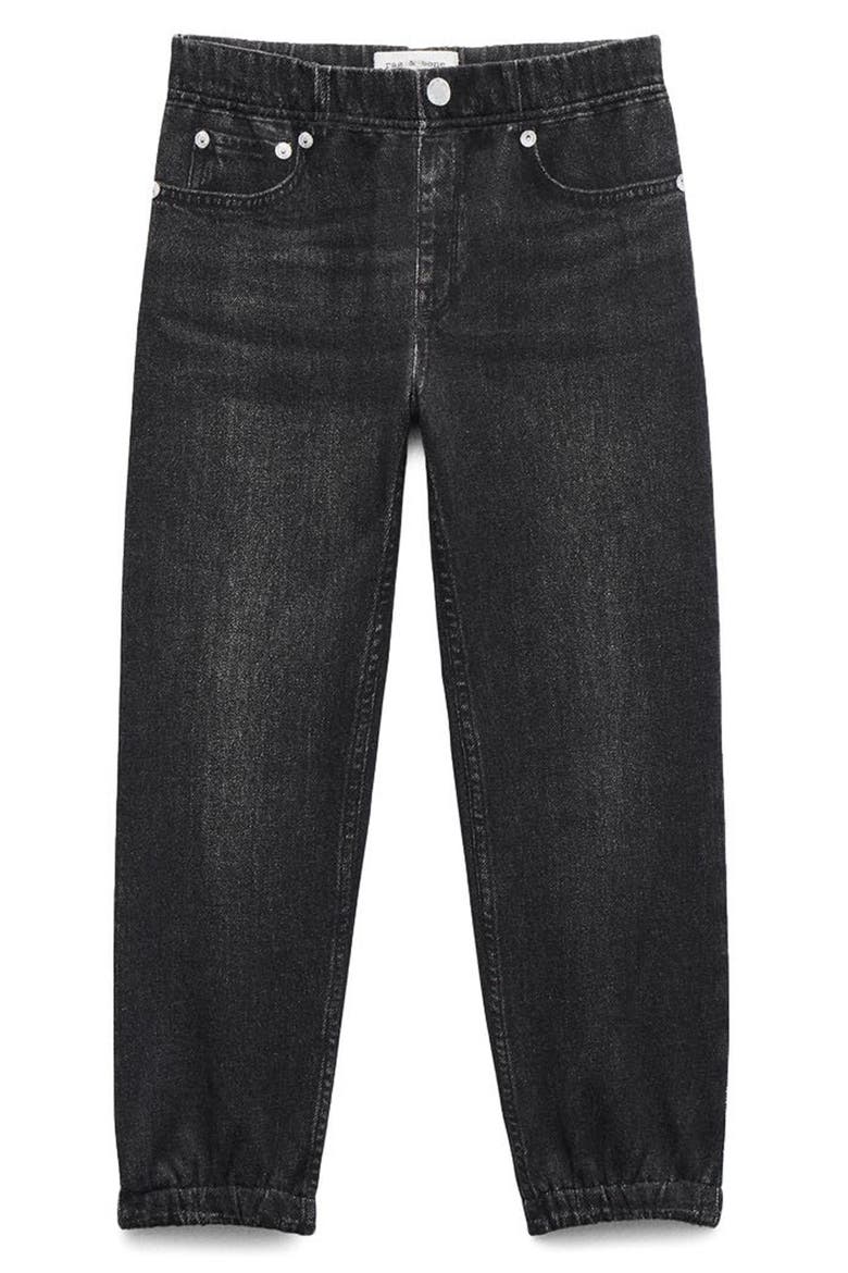 Kids' rb Miramar Mini Terry Cloth Joggers, Main, color, FADED BLACK