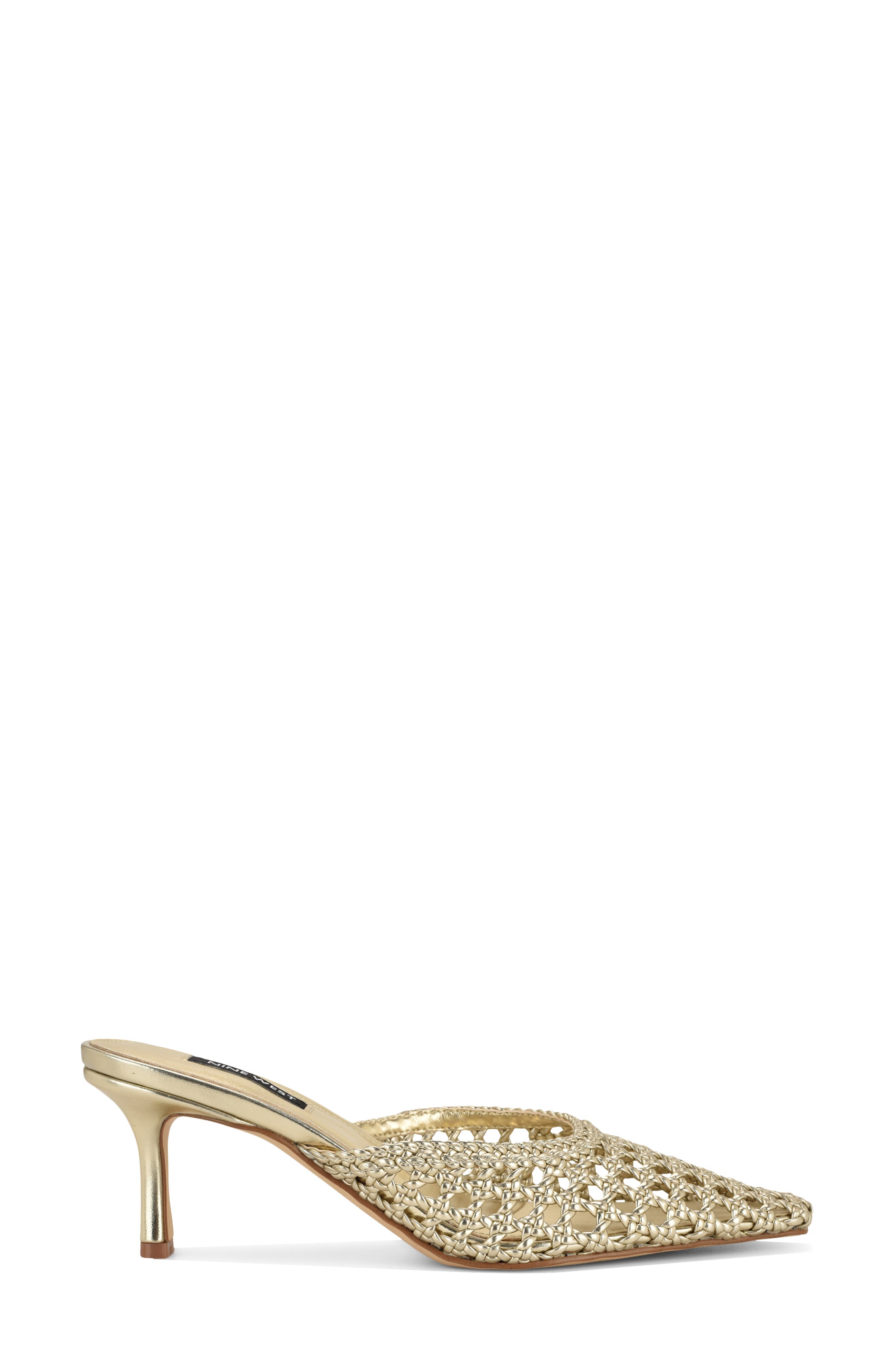 Camenlaw Woven Mule, Alternate, color, GOLD