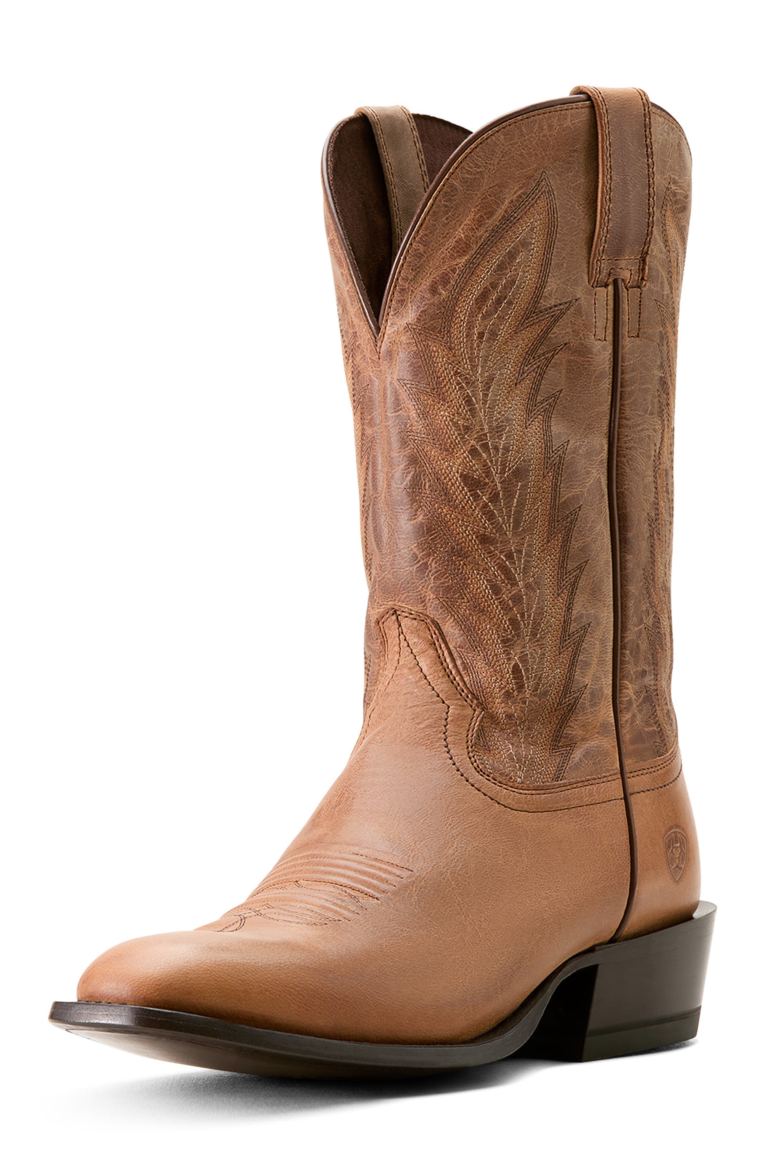 Ariat Willie French Toe Western Boot, Alternate, color, Bone