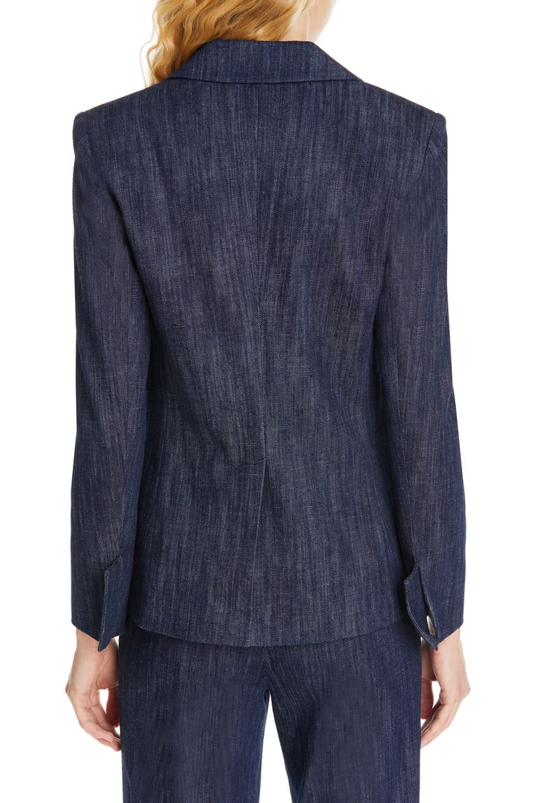 Anilah Blazer, Alternate, color, DARK INDIGO