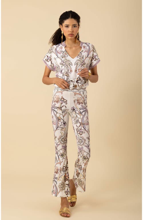 Hale Bob Kenna Jersey Flared Pant In Multi