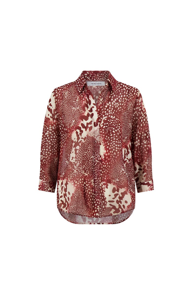 The Noli Shop Sara Chiffon Blouse, Alternate, color, Crush