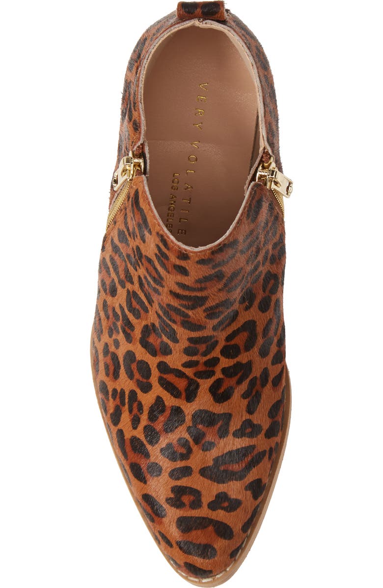 Very Volatile Gurnsey Genuine Horse Hair Bootie, Alternate, color,