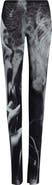 Jean Paul Gaultier Printed Mesh Flare Pants