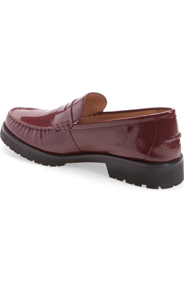 Cole Haan Treena Lug Penny Loafer, Alternate, color, Black Garnet (Exclusive)