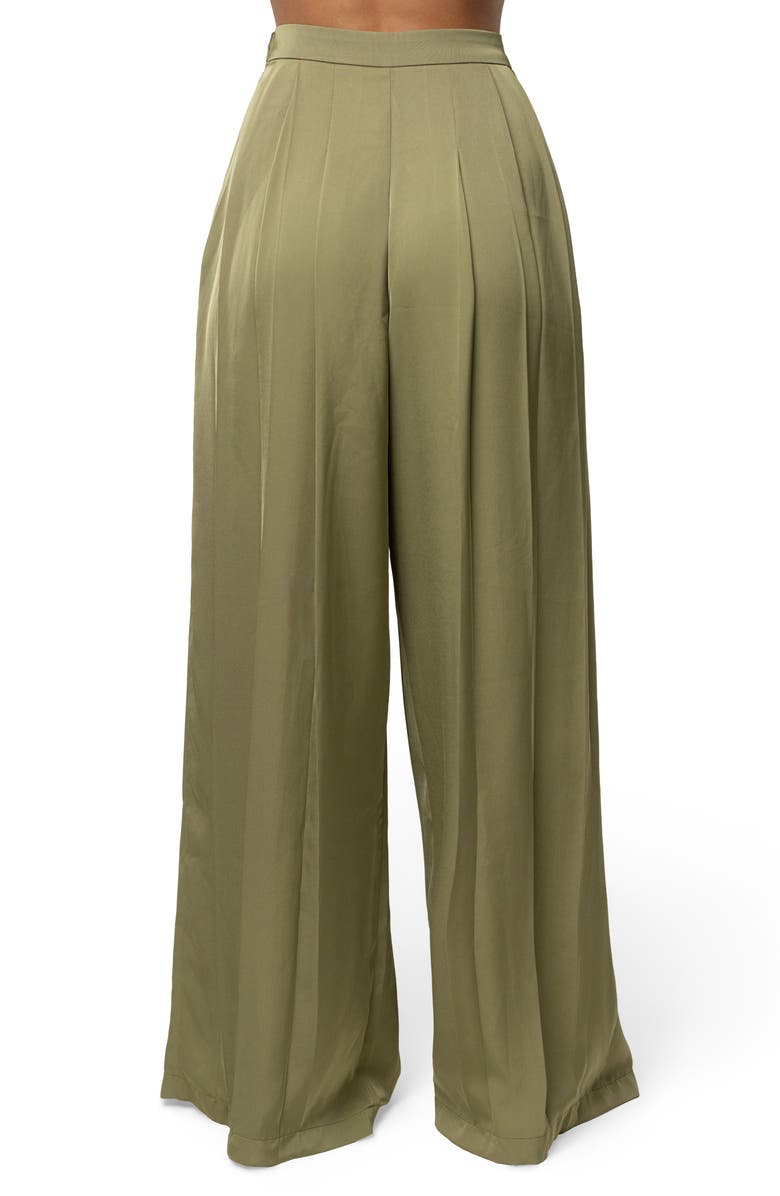 Clara Pleated Wide Leg Trousers