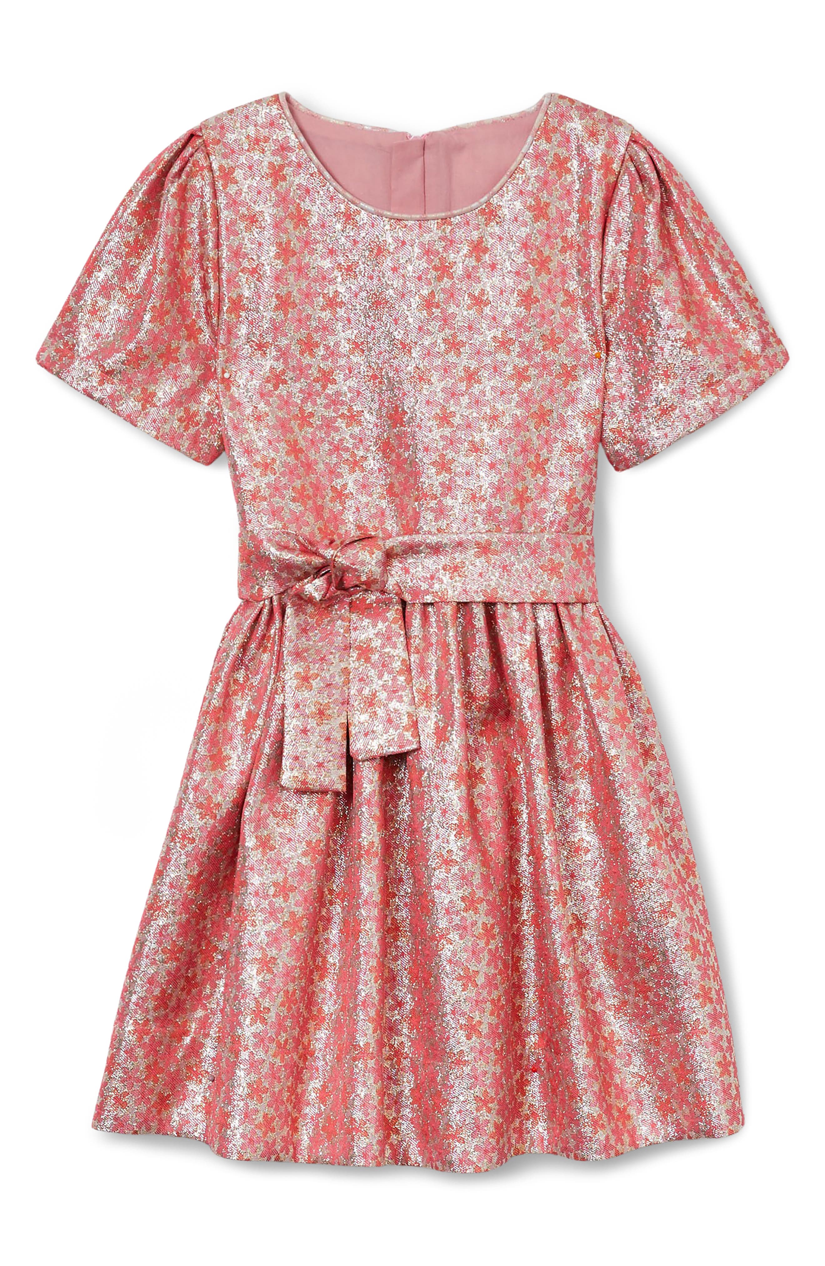 Reiss Kids' Leomie Metallic Party Dress