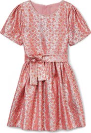 Reiss Kids' Leomie Metallic Party Dress