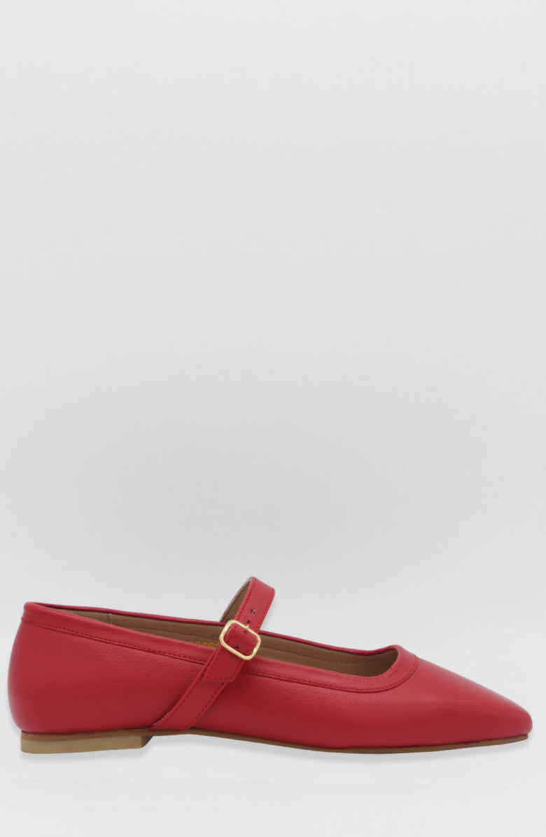 STIVALI NEW YORK Eterna Mary Jane Ballet Flat, Alternate, color, Red