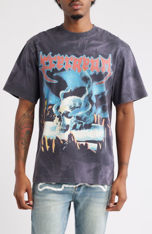 Icecream Oversize Stone Cold Graphic T-shirt In Multi