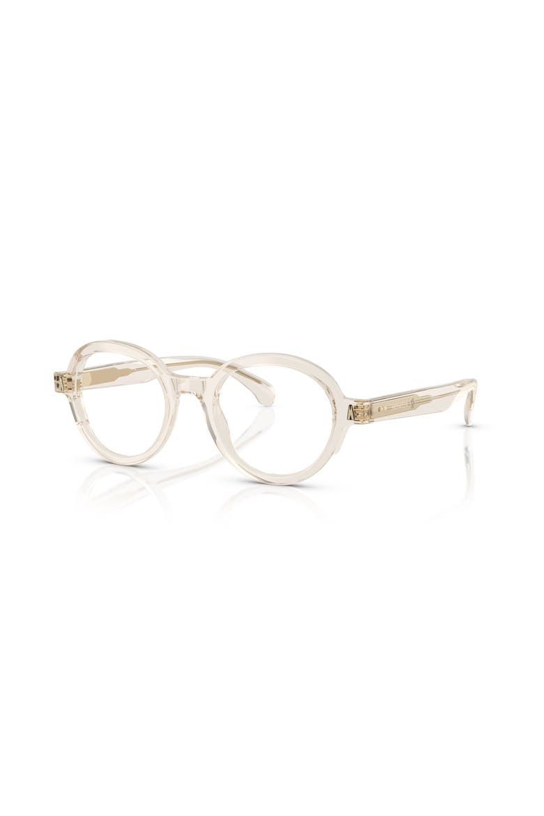 47mm Round optical glasses, Main, color, White