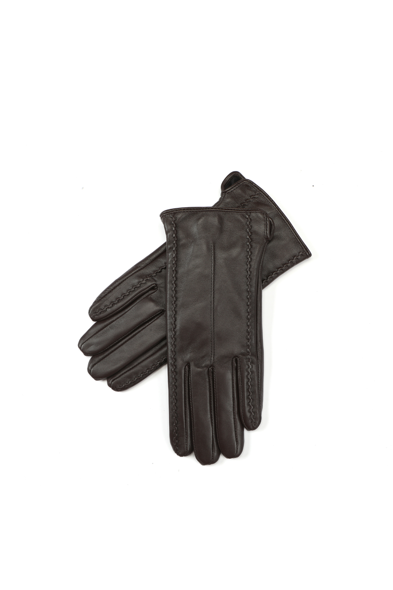 Elise Leather Gloves, Alternate, color, Brown