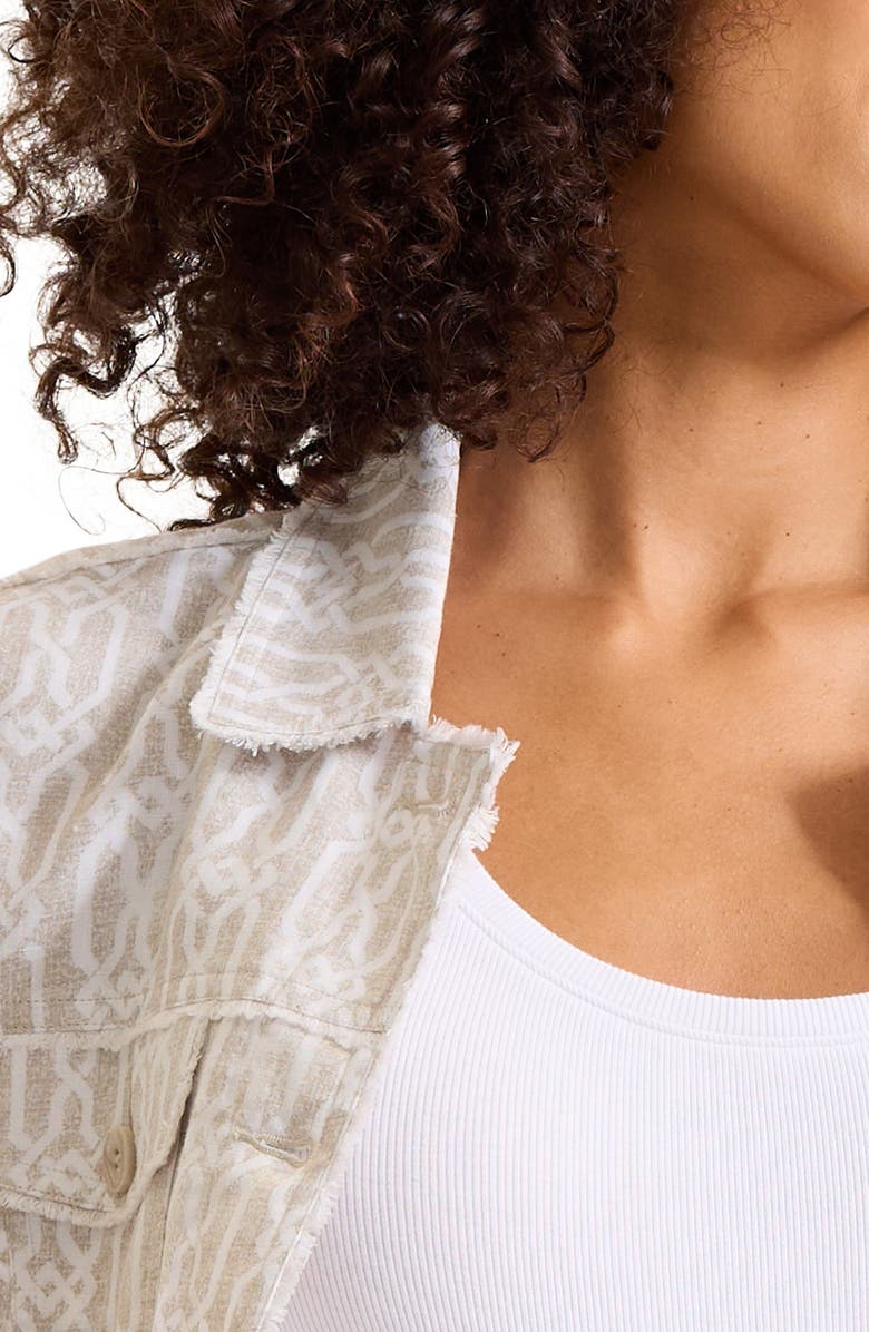 Tommy Bahama Canopy Shores Two Palms Raw Edge Linen Jacket, Alternate, color, 