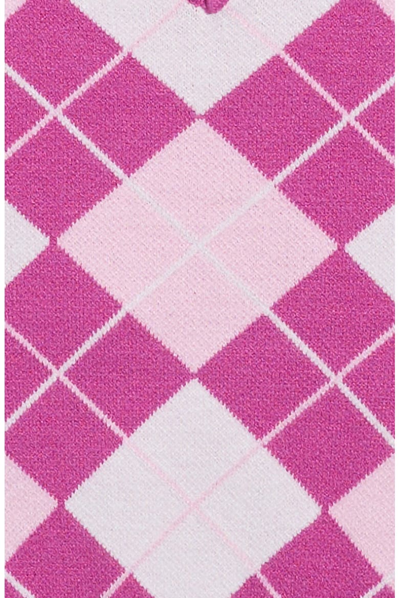 Kids' Argyle Vest, Alternate, color, BERRY