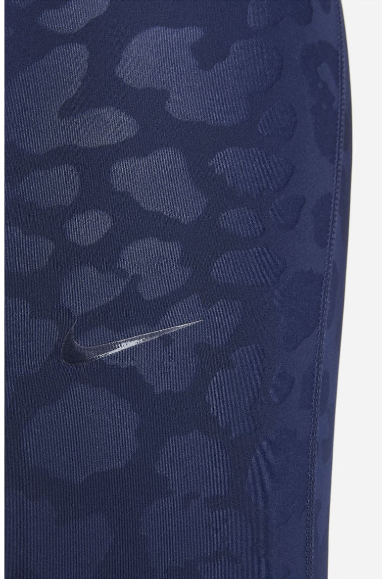 Pro Dri-FIT 7/8 High Waist Leggings, Alternate, color, MIDNIGHT NAVY/ CLEAR