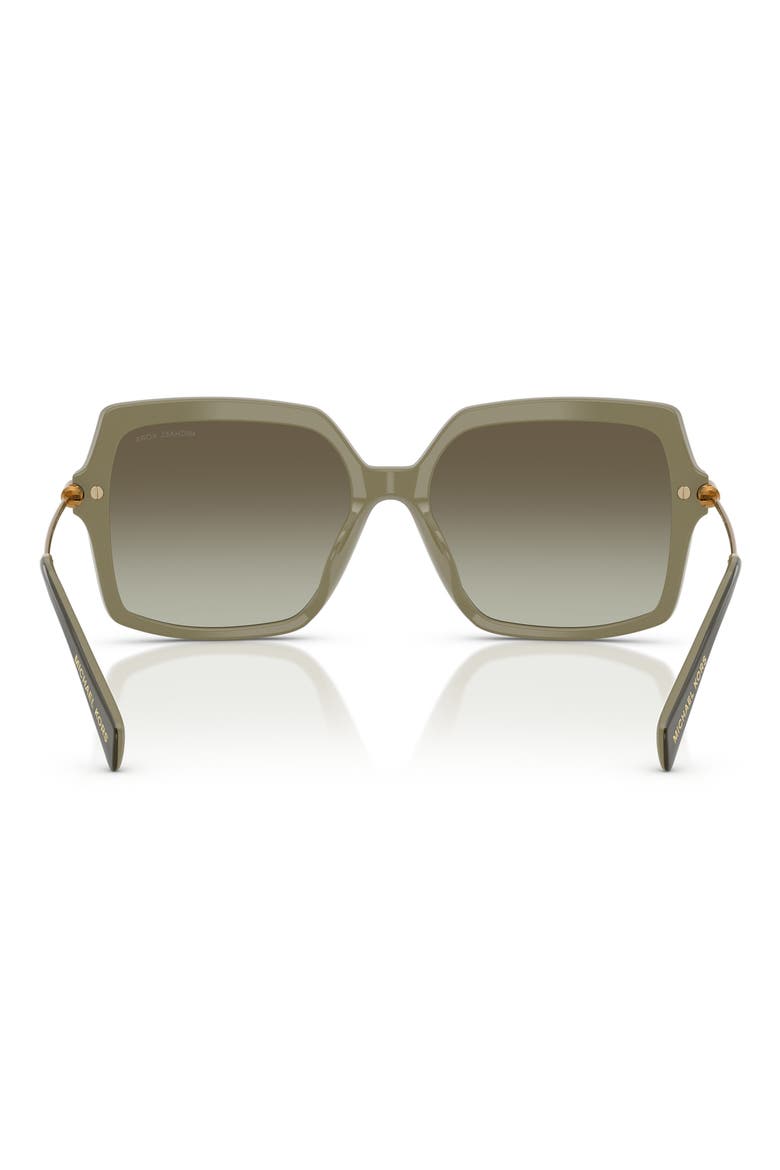55mm Square Sunglasses, Alternate, color, OLIVE SMOKE / OLIVE GRADIENT