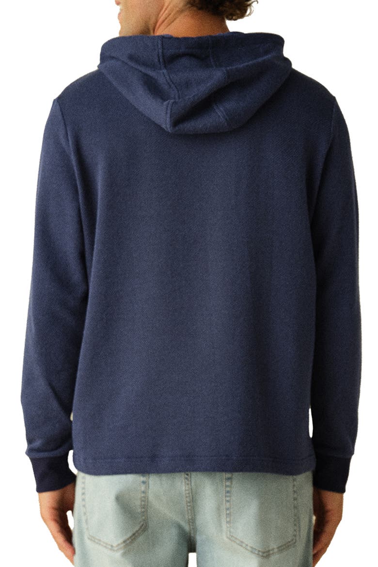 Tailwind Textured Hoodie, Alternate, color, NAVY TWILL