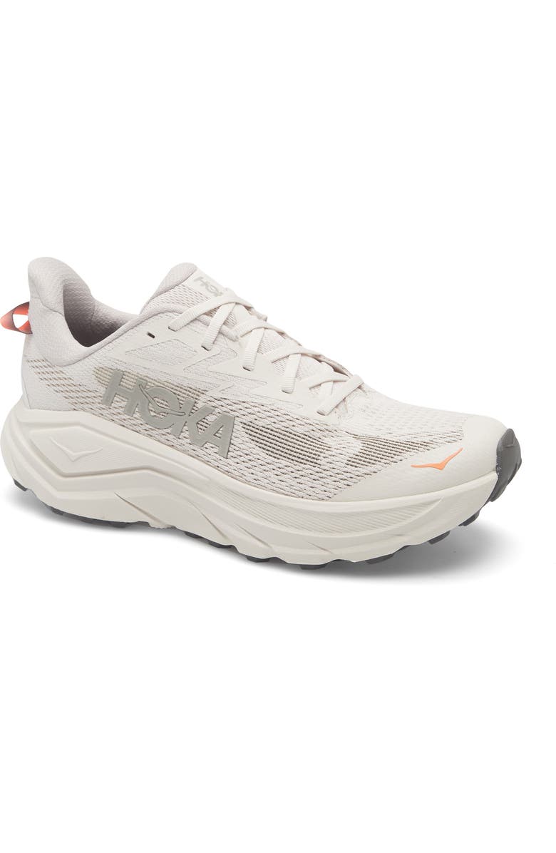 HOKA Challenger 8 Running Shoe - Wide Width Available, Main, color, Stucco / Asphalt Grey