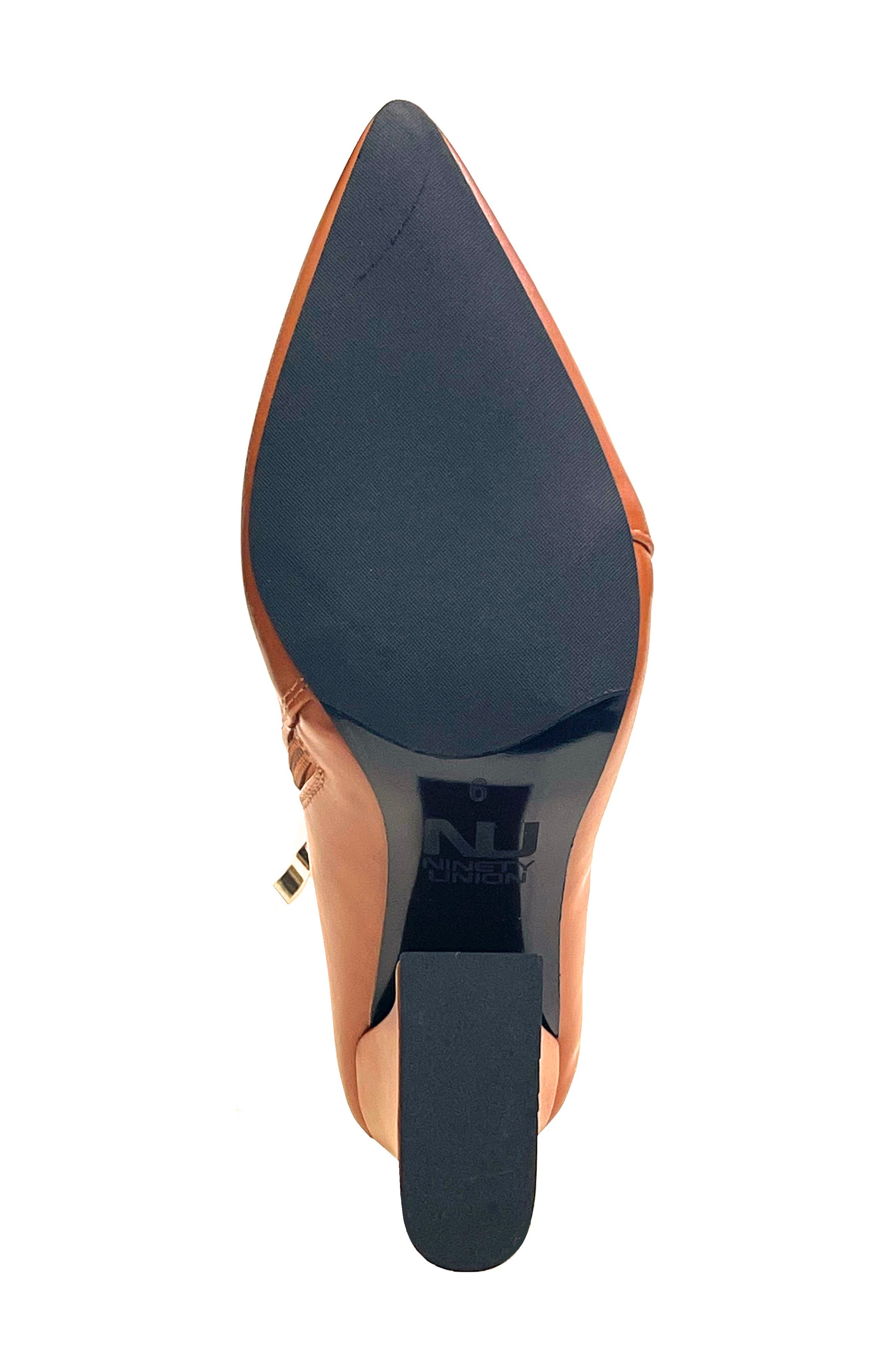 NINETY UNION Classic Block Heel Bootie, Alternate, color, Tan