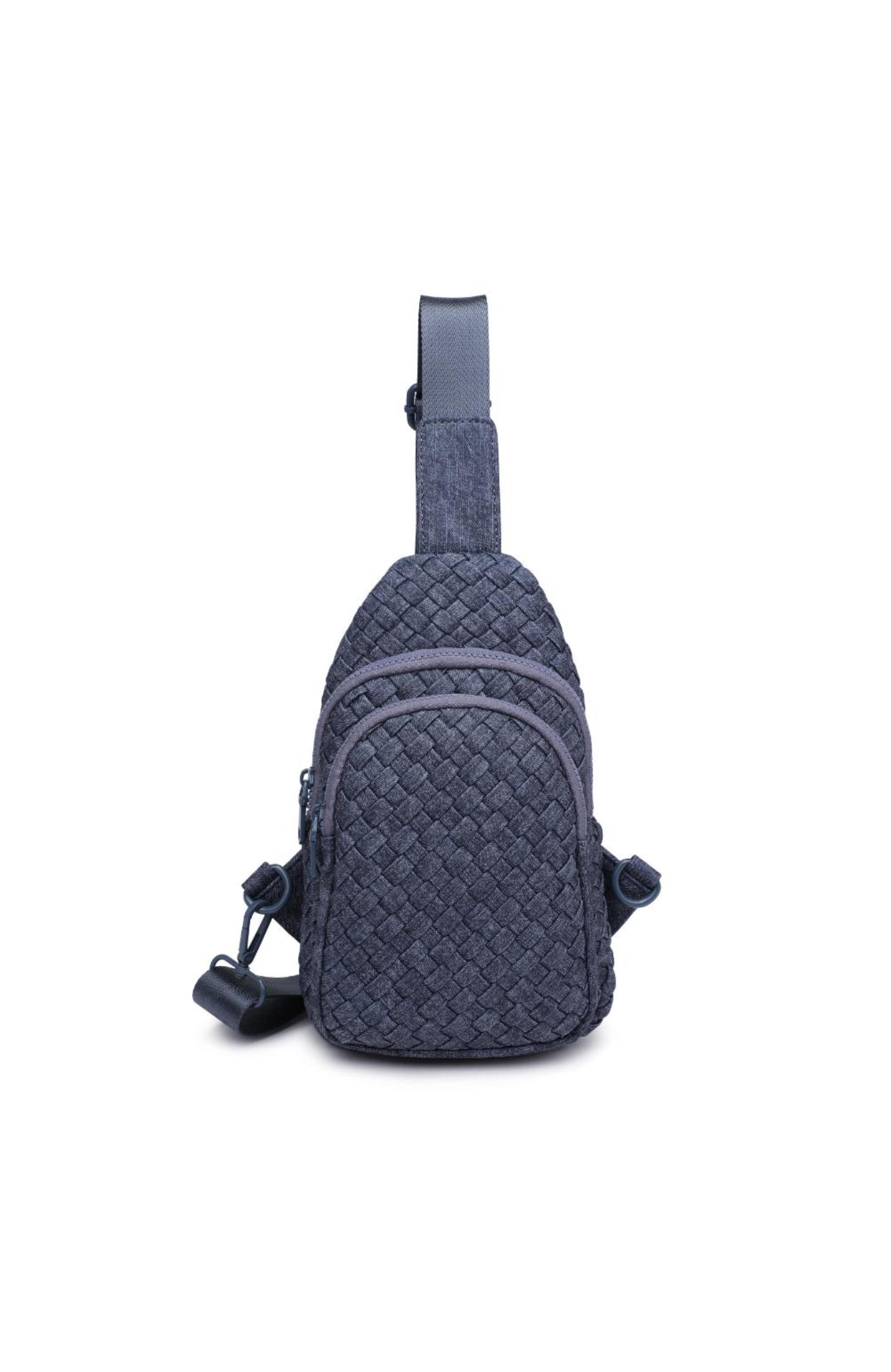 Sol and Selene Beyond The Horizon - Woven Neoprene Bag in Dark Denim 