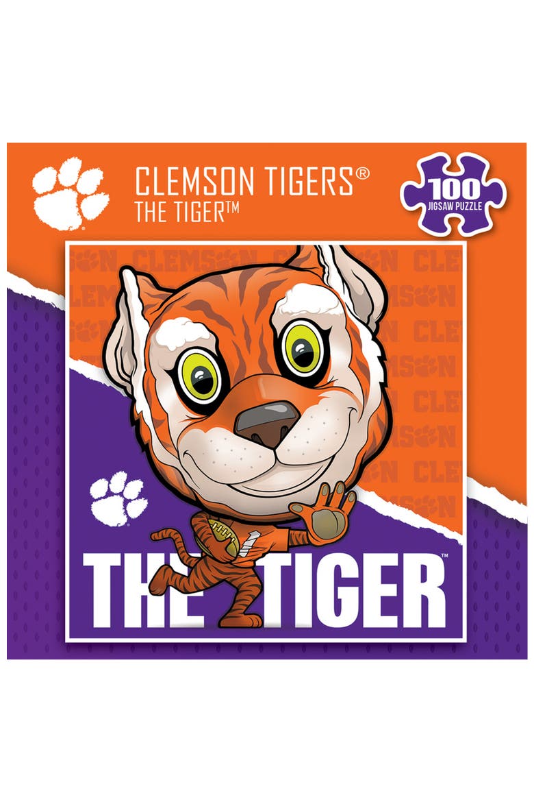 Clemson Tigers Mascot 100 Piece Puzzle, Alternate, color, Multicolor