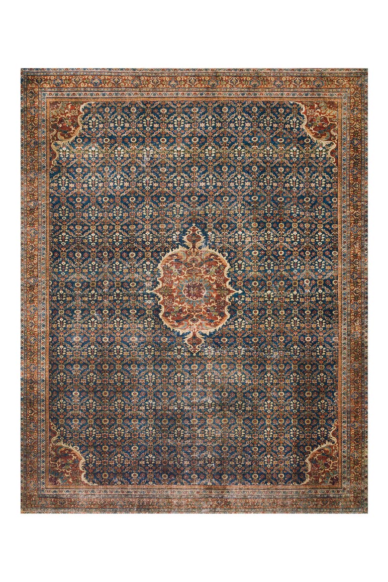 II Layla Rug - Cobalt Blue/Spice, Alternate, color, COBALT BLUE / SPICE