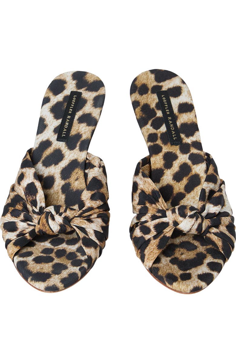 Loeffler Randall Marsy Angled Wedge Sandal, Alternate, color, Leopard