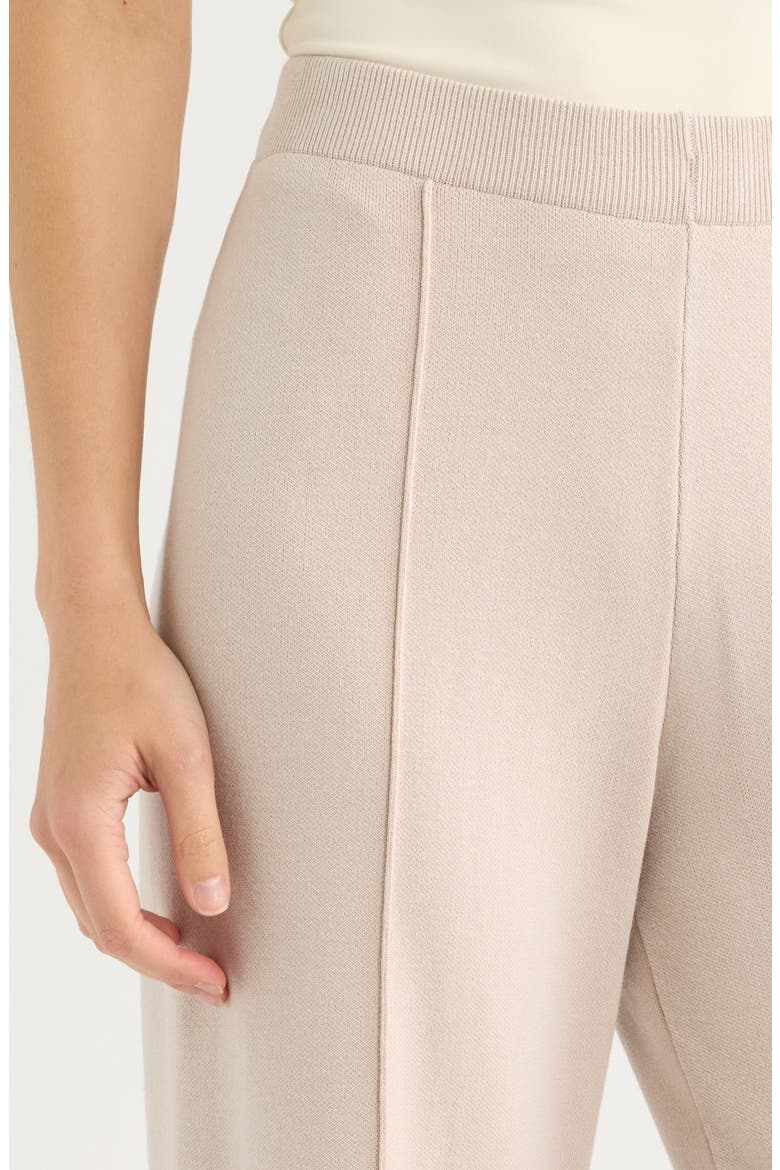 Wide Leg Sweater Knit Pants, Alternate, color, IVORY